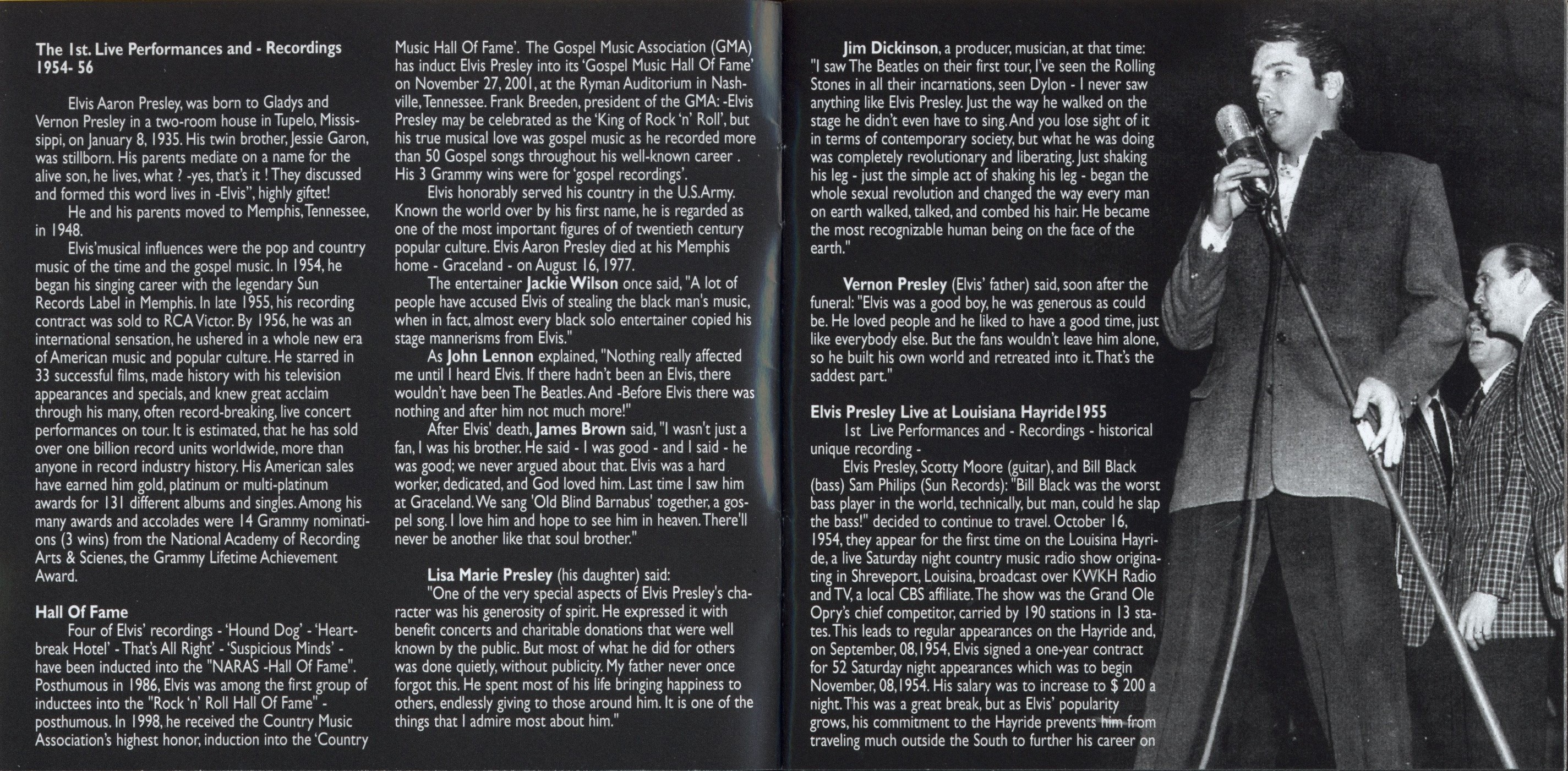 Elvis Presley  Before Elvis There Was Nothing : Booklet1